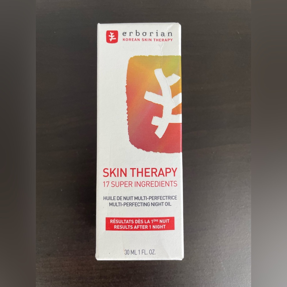 Erborian Korean Skincare Skin Therapy Multi-Perfecting Night Oil-Serum NIB